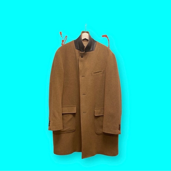 Brown Oversized Long Coat - Picture 2 of 4